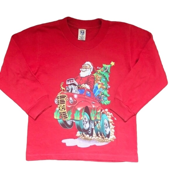 Class Club Other - Class Club Boys Christmas Santa Tee Shirt 3T